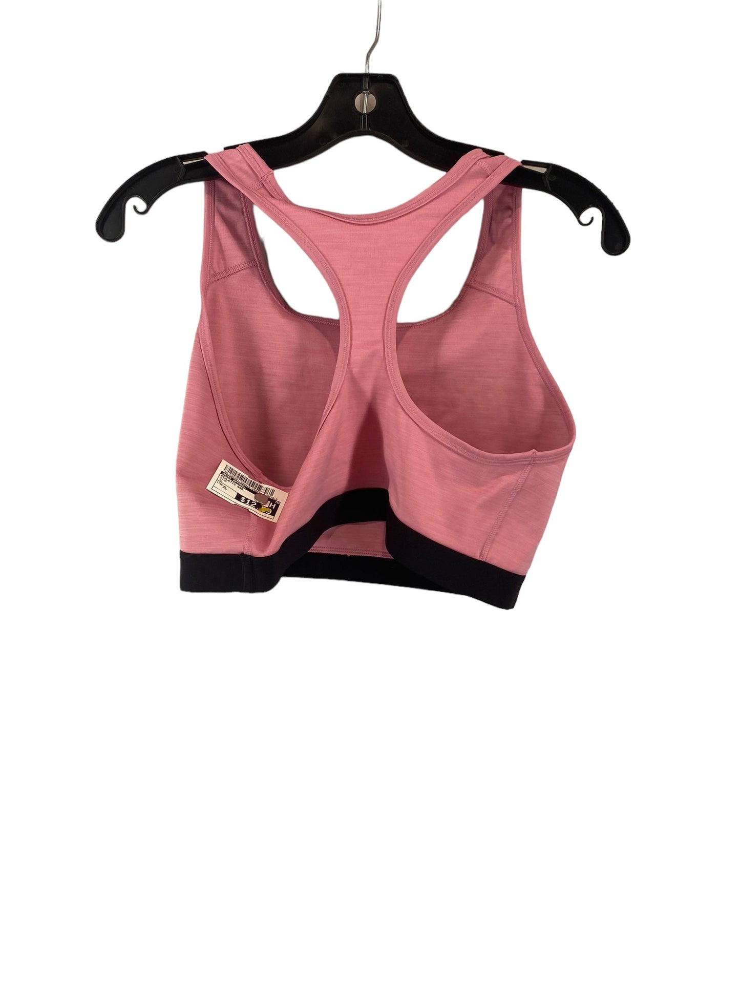 Athletic Bra By Nike Apparel In Pink, Size: Xl