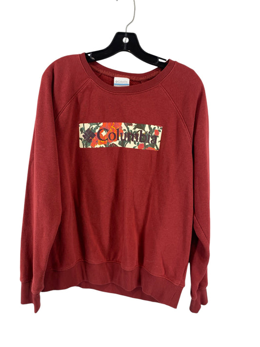 Sweatshirt Crewneck By Columbia In Red, Size: L