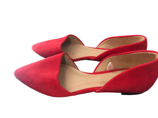 Shoes Flats By A New Day In Red, Size: 7