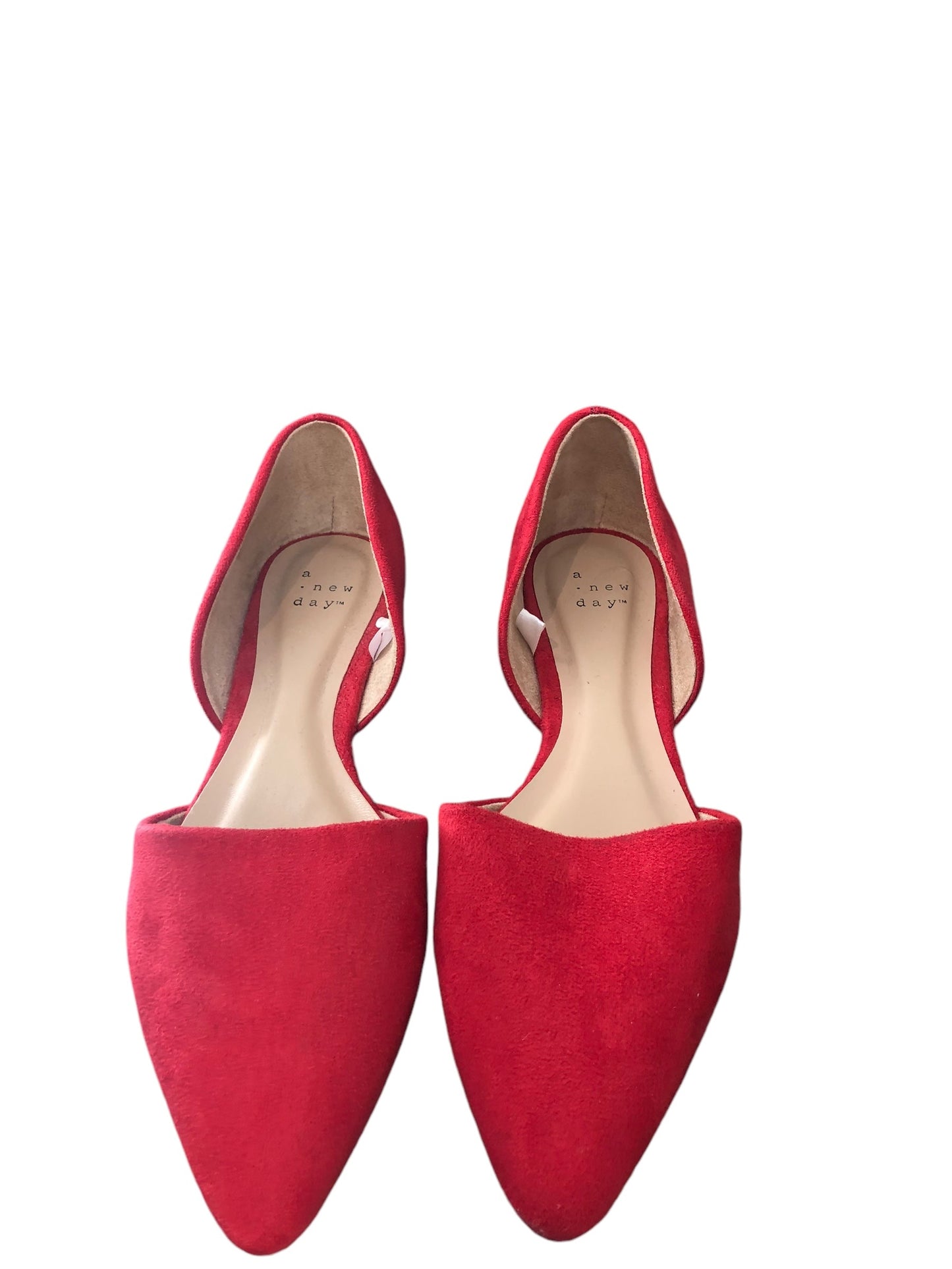 Shoes Flats By A New Day In Red, Size: 7