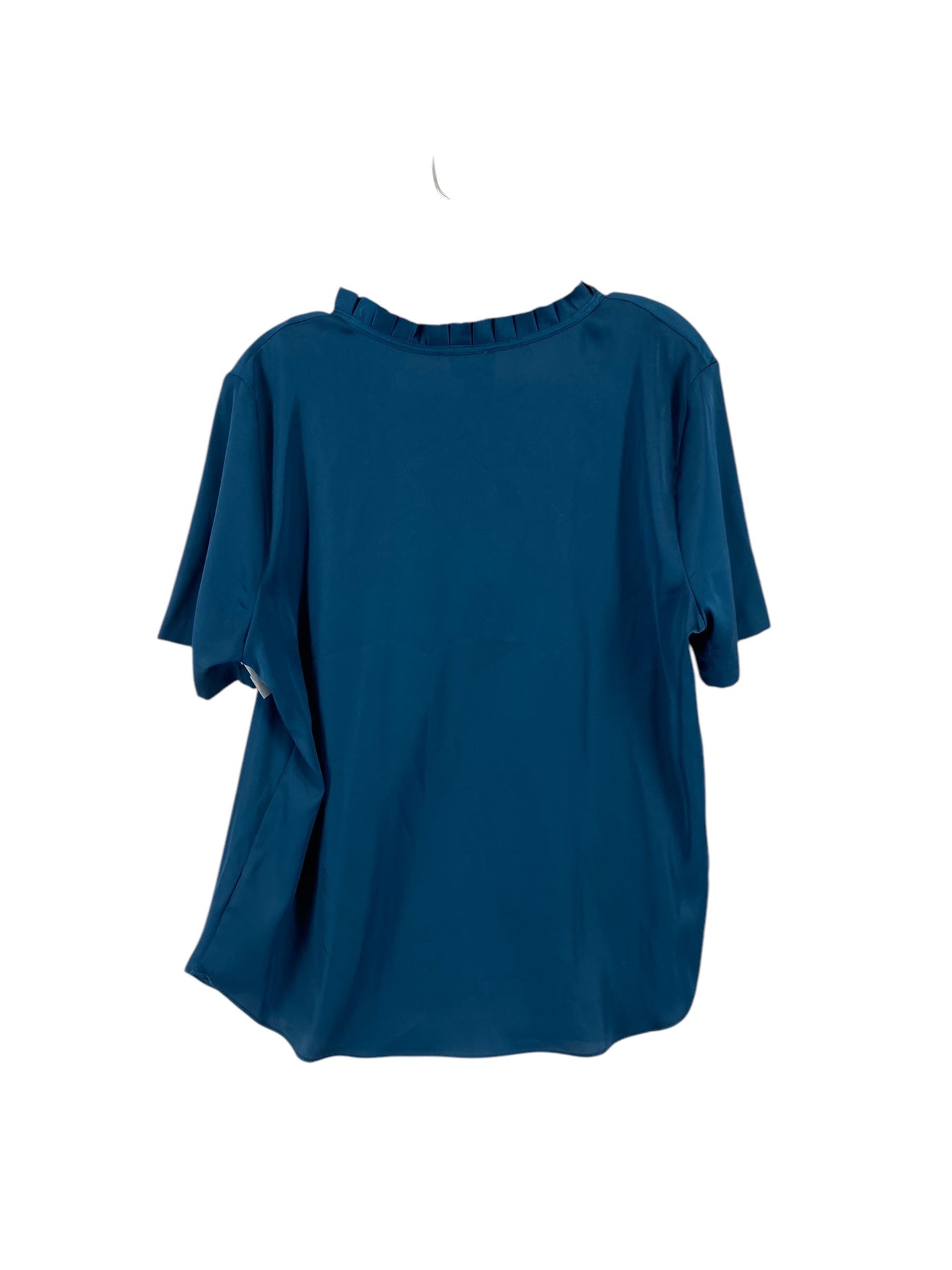 Top Short Sleeve By Worthington In Blue, Size: L