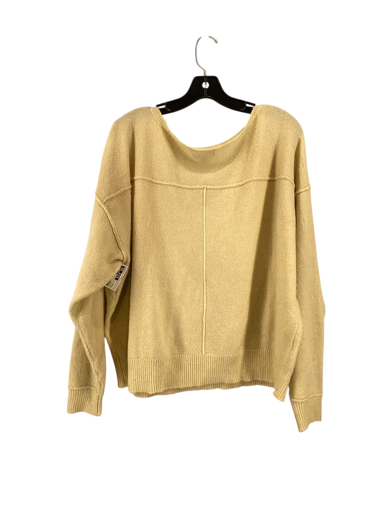 Sweater By American Eagle In Yellow, Size: M