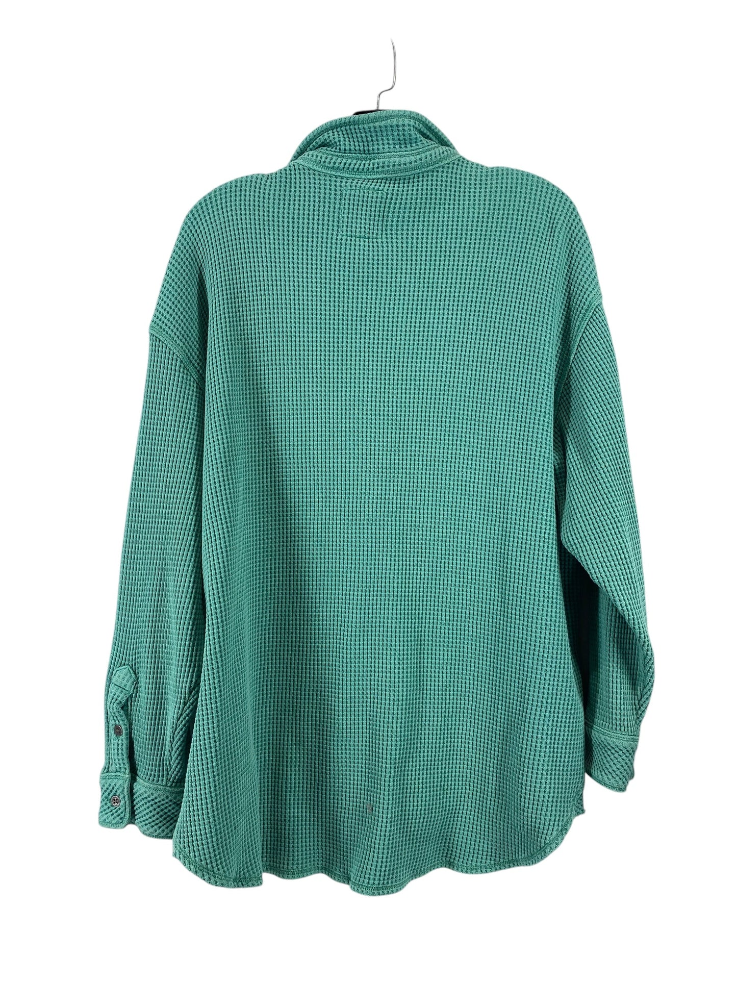 Top Long Sleeve By Aerie In Green, Size: M