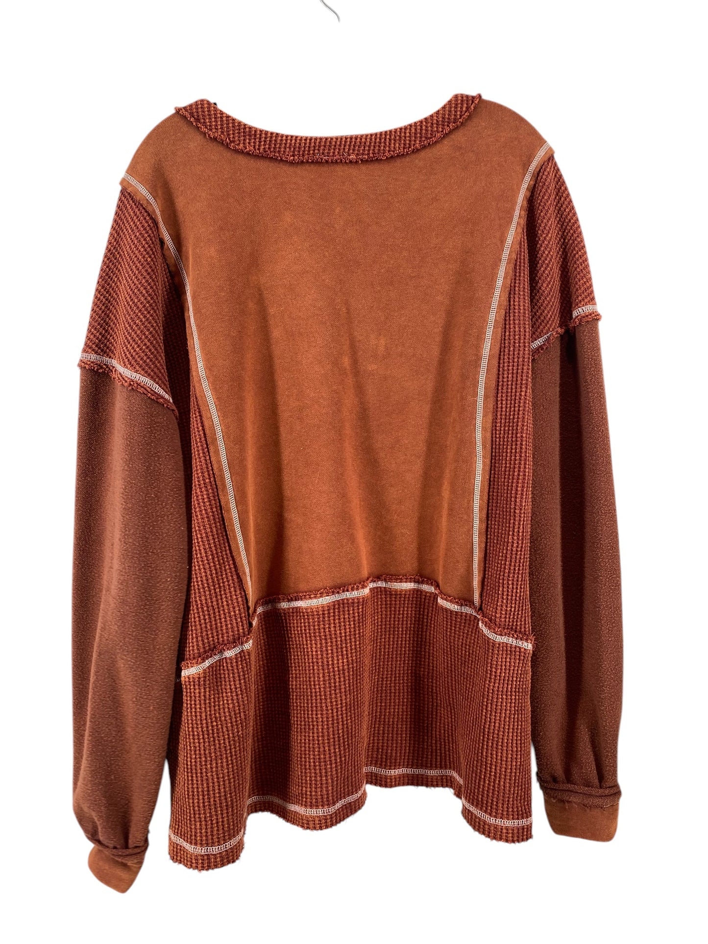 Sweatshirt Crewneck By Bke In Brown, Size: M