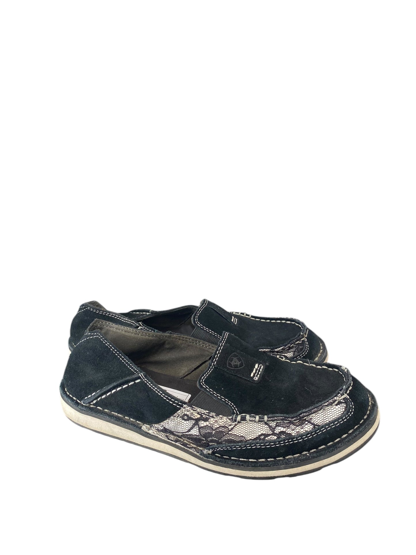 Shoes Flats By Ariat In Black, Size: 7