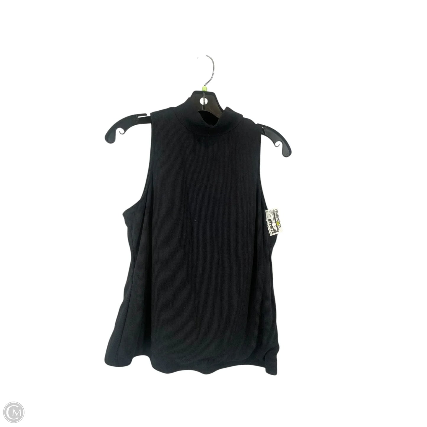 Top Sleeveless By Soma In Black, Size: M