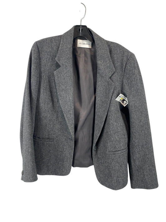 Blazer By Clothes Mentor In Grey, Size: 12