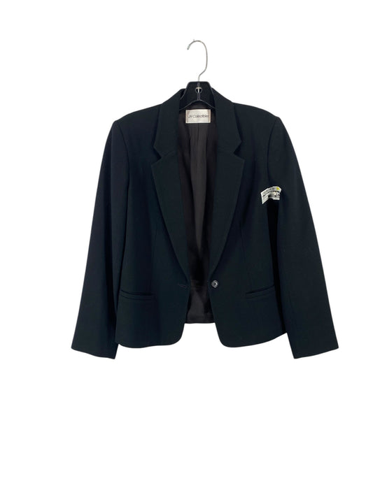 Blazer By Clothes Mentor In Black, Size: L