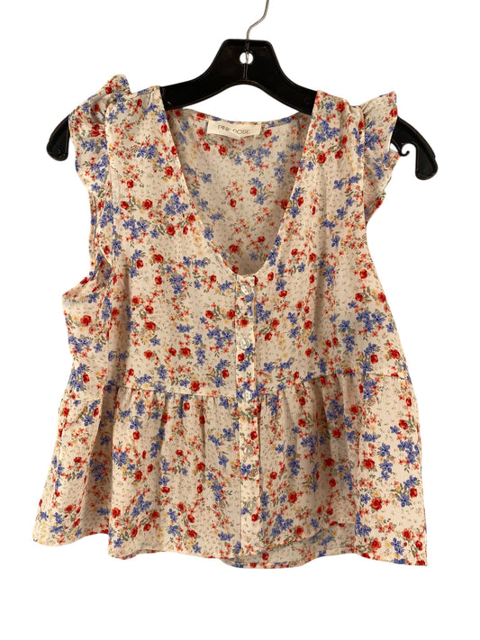 Top Sleeveless By Pink Rose  Size: M