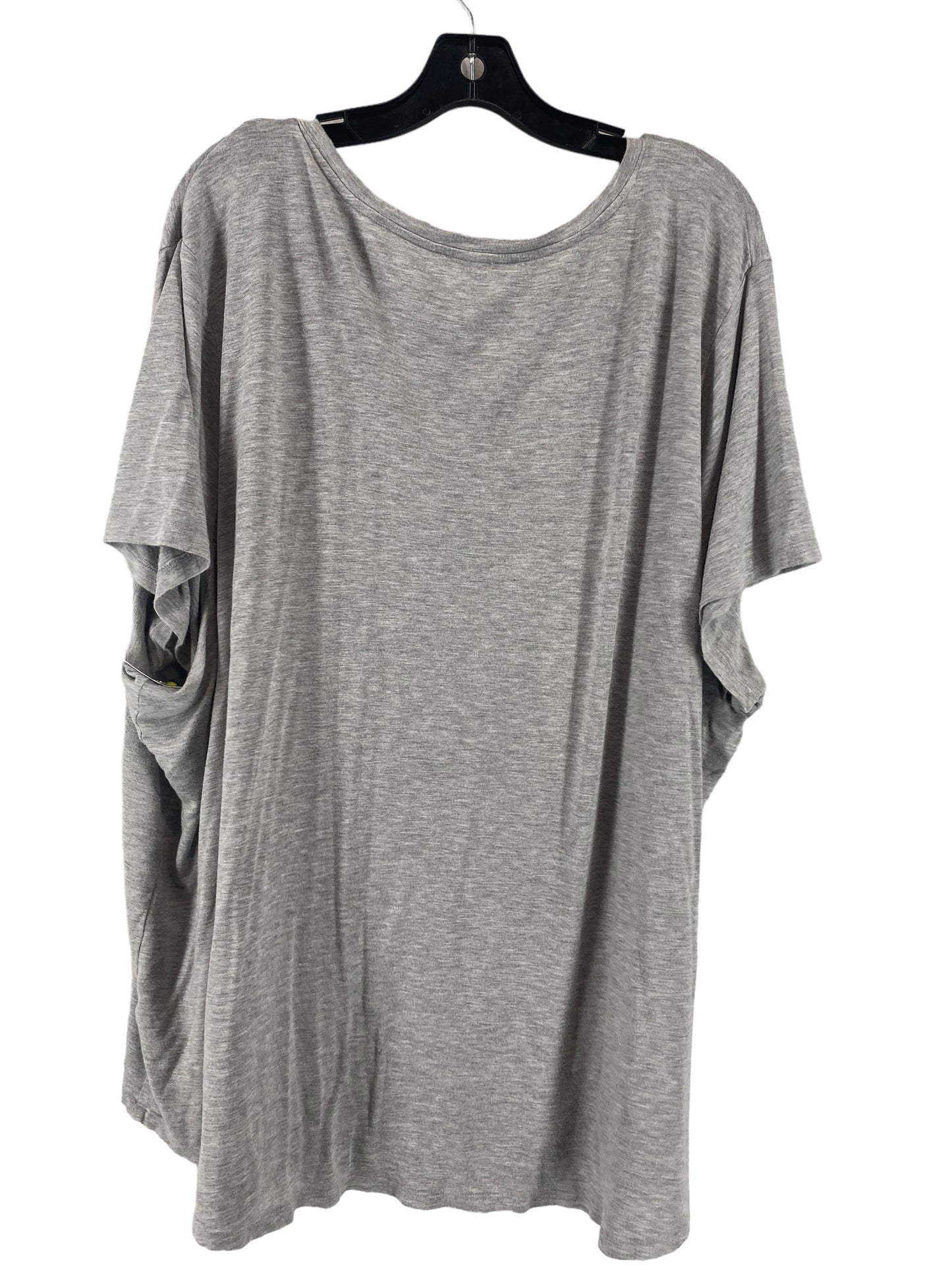Grey Top Short Sleeve Maurices, Size 4x