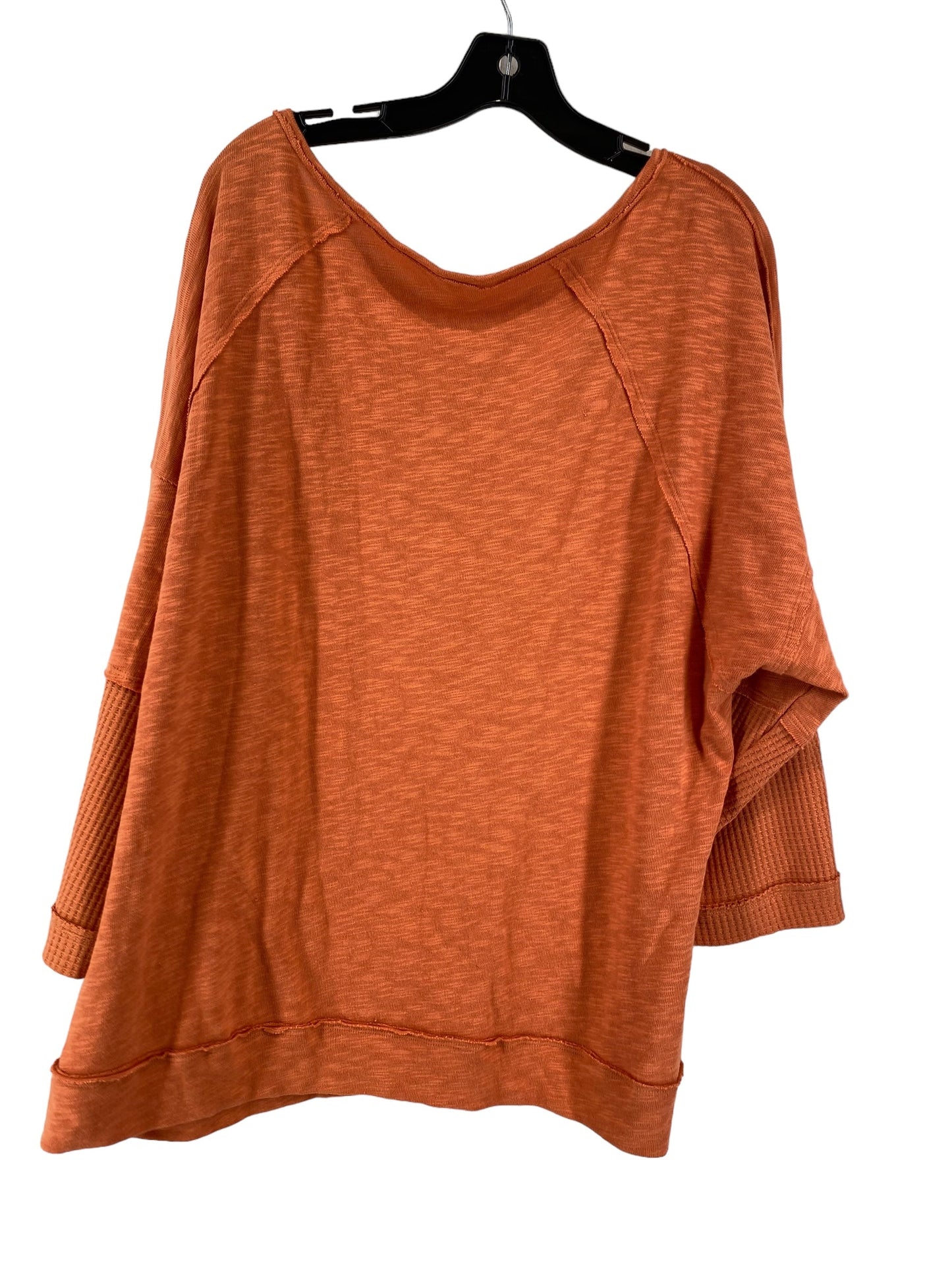 Orange Top 3/4 Sleeve Cato, Size 18