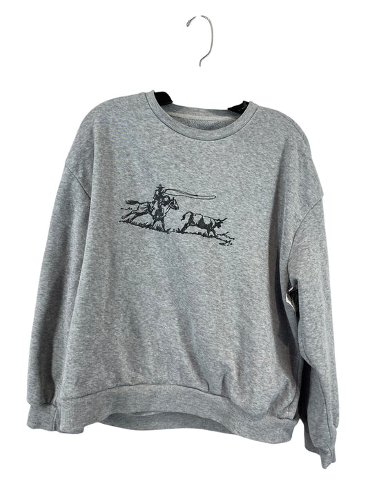 Sweatshirt Crewneck By Shein In Grey, Size: Xl