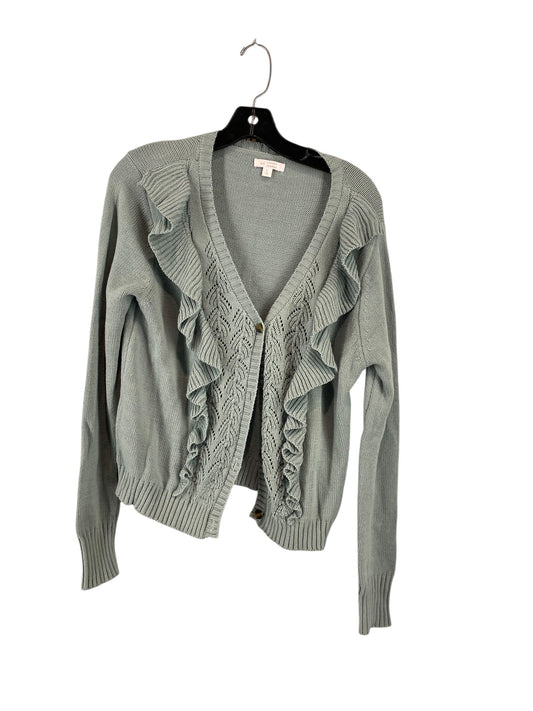 Cardigan By Lc Lauren Conrad In Teal, Size: L