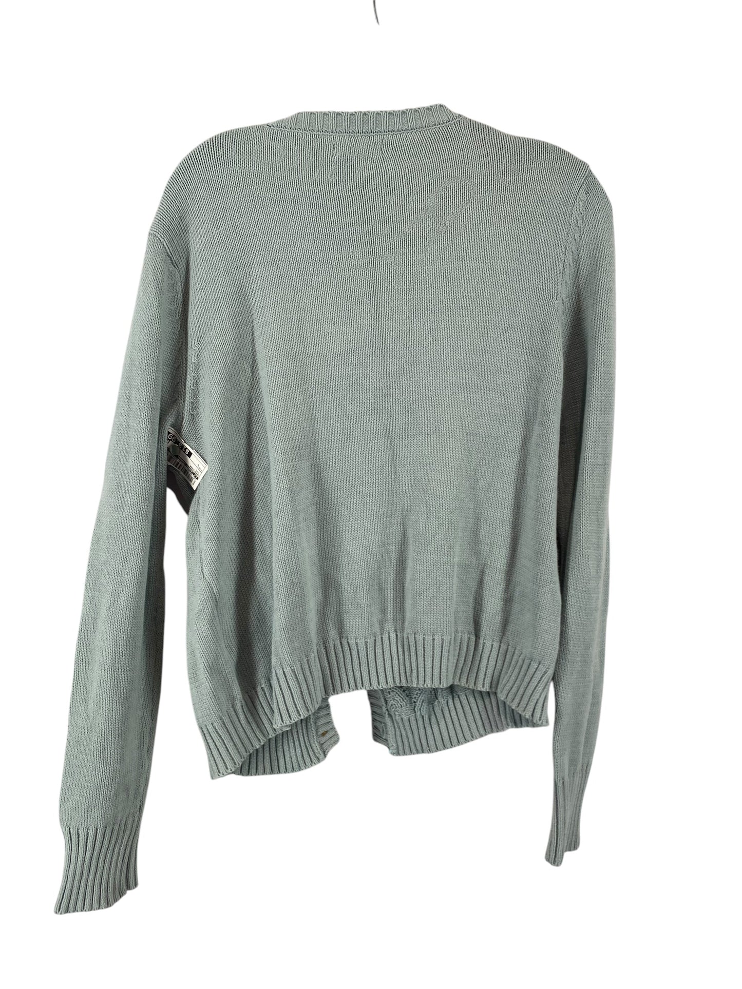 Cardigan By Lc Lauren Conrad In Teal, Size: L