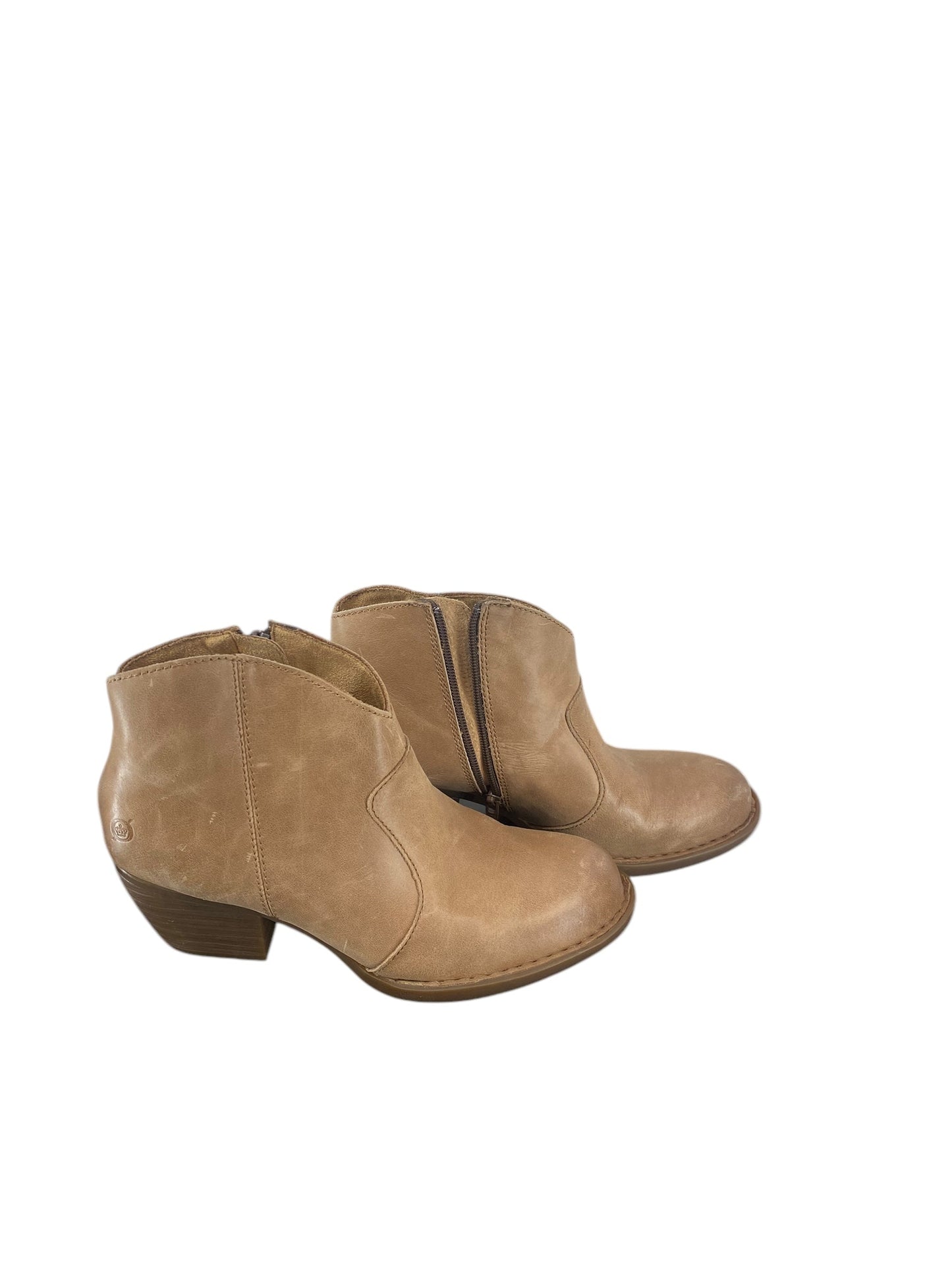 Boots Ankle Heels By Born In Beige, Size: 9