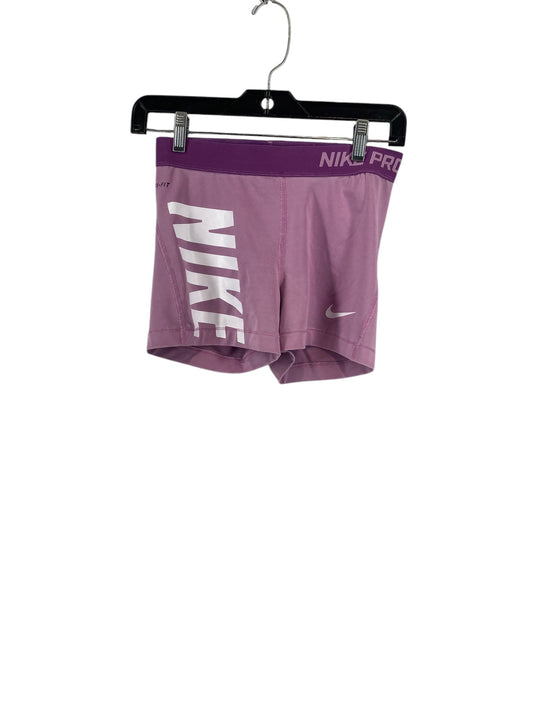 Athletic Shorts By Nike In Purple, Size: M