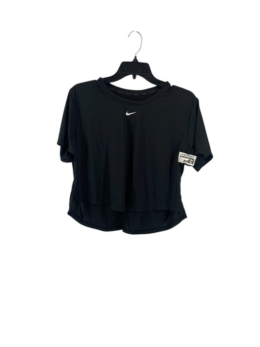 Athletic Top Short Sleeve By Nike In Black, Size: L