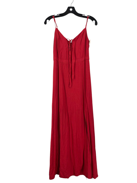 Dress Casual Maxi By Guess In Red, Size: S