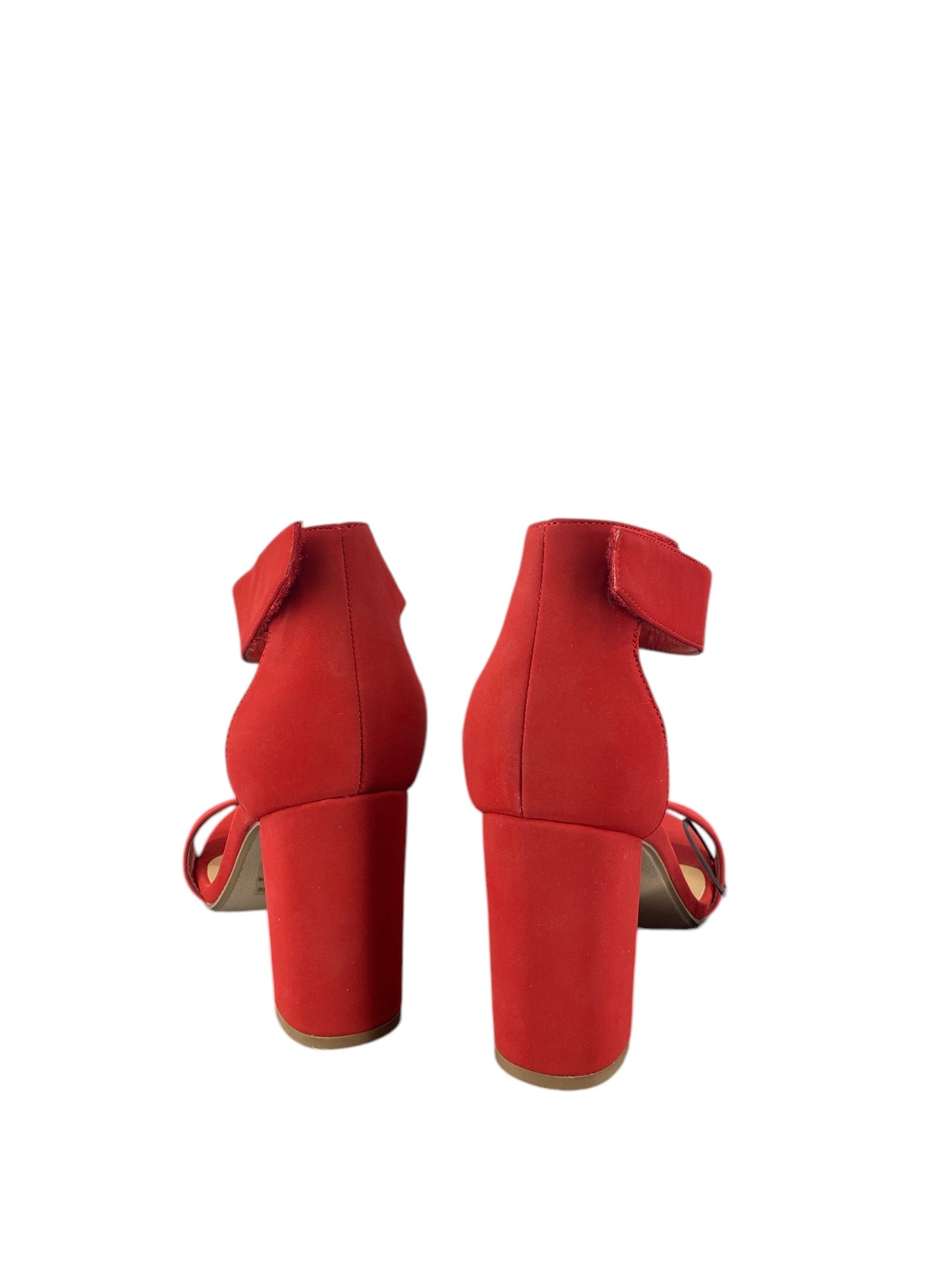 Shoes Heels Block By Delicious In Red, Size: 8.5