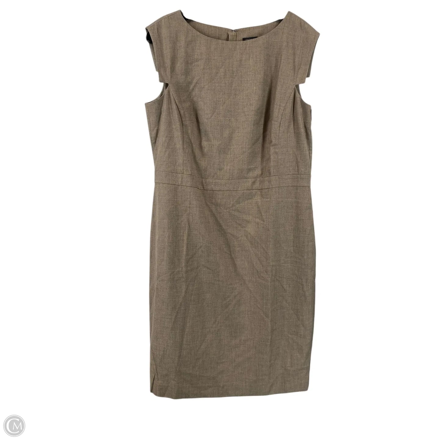 Dress Work By Ann Taylor In Beige, Size: 14