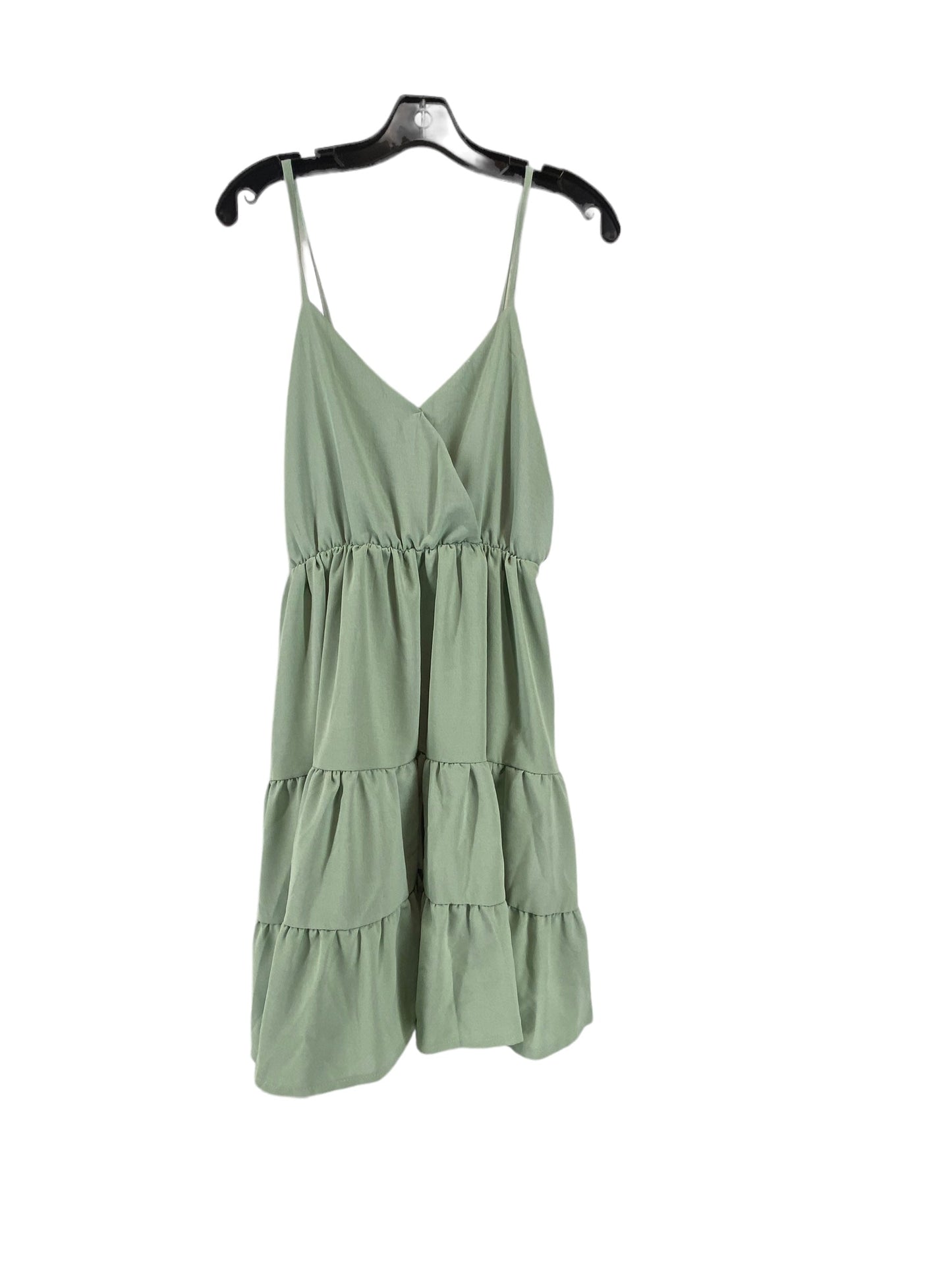 Green Dress Casual Short Shein, Size S