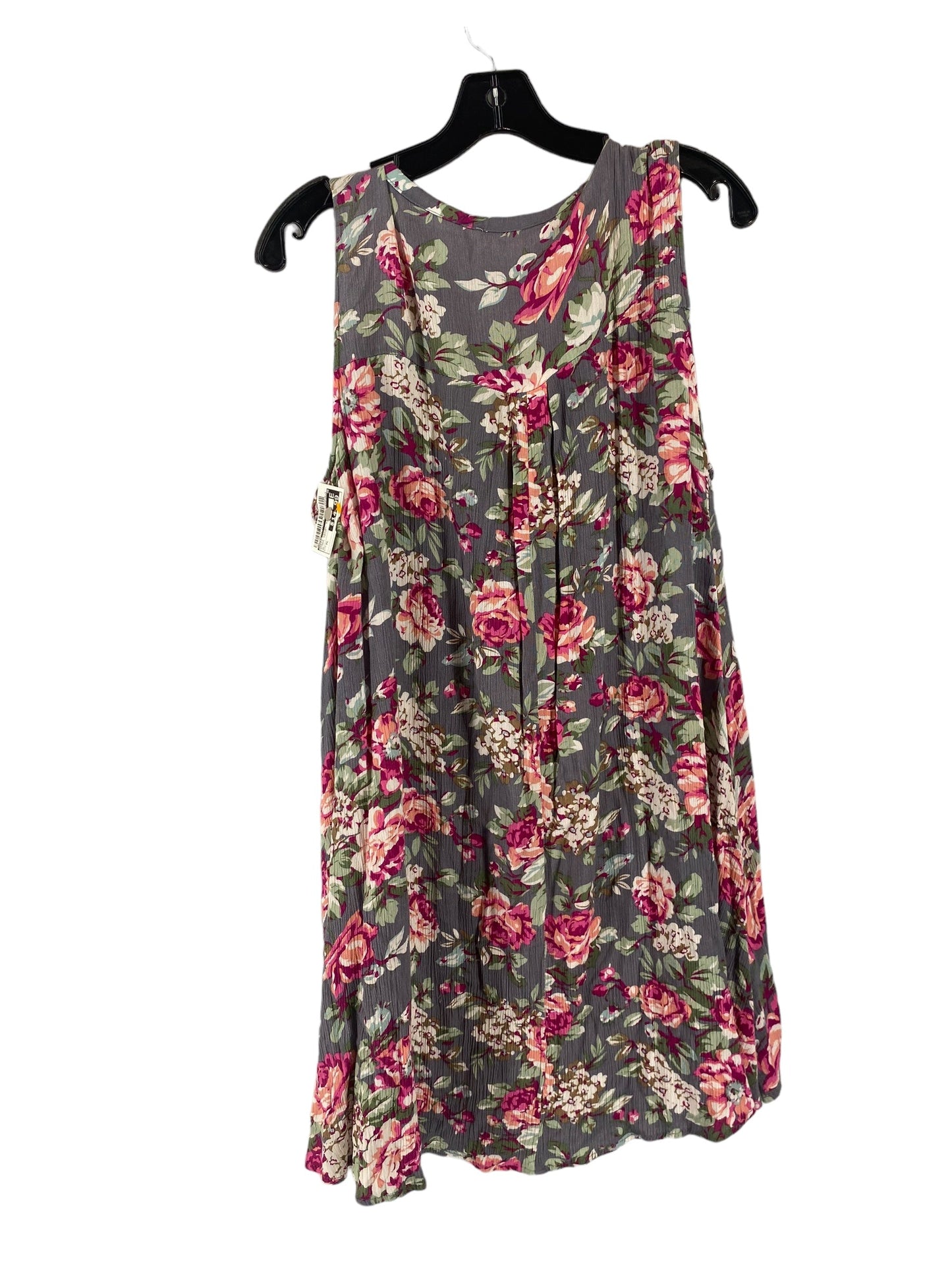 Floral Print Dress Casual Midi Umgee, Size Xl