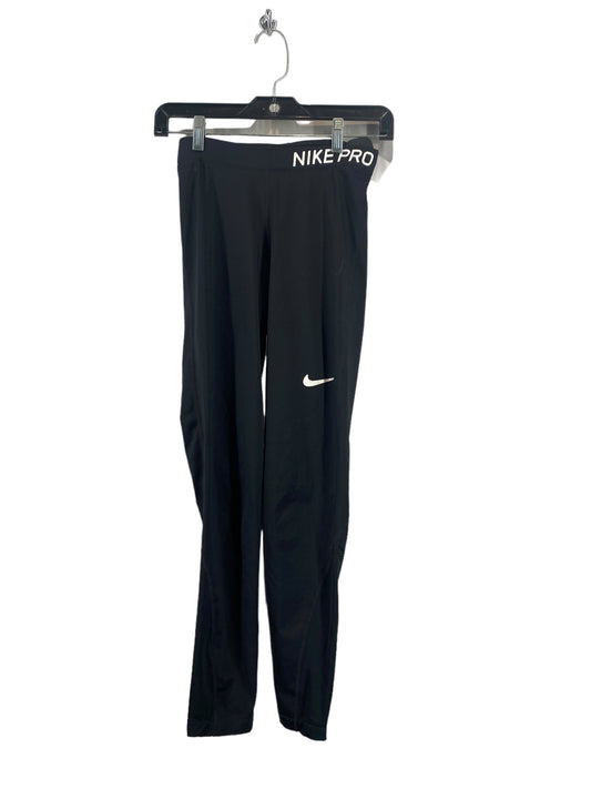 Black Athletic Leggings Nike Apparel, Size S