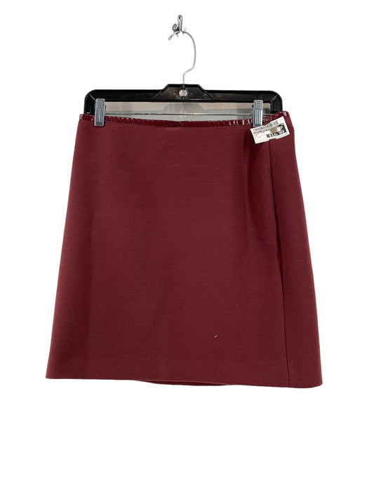 Red Skirt Midi White House Black Market, Size 0
