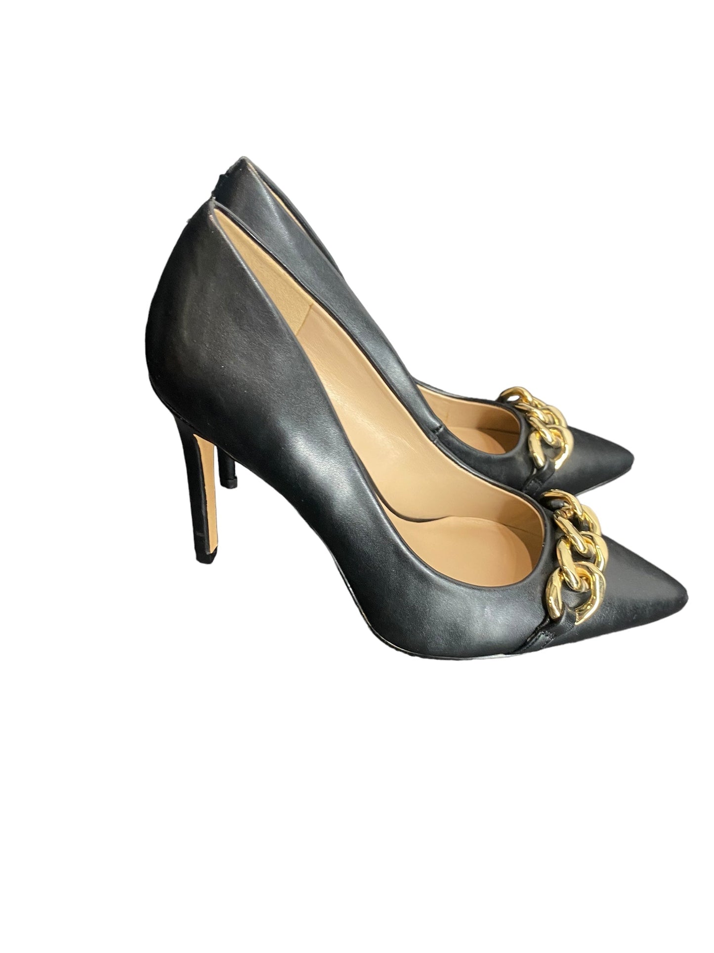 Black Shoes Heels Stiletto Mix No 6, Size 8.5