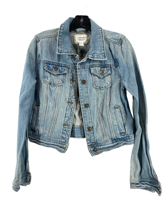 Blue Denim Jacket Denim Clothes Mentor, Size L