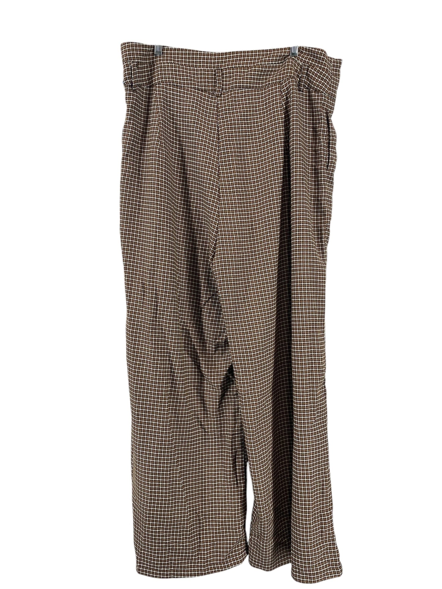 Pants Dress By Clothes Mentor In Brown, Size: 2x