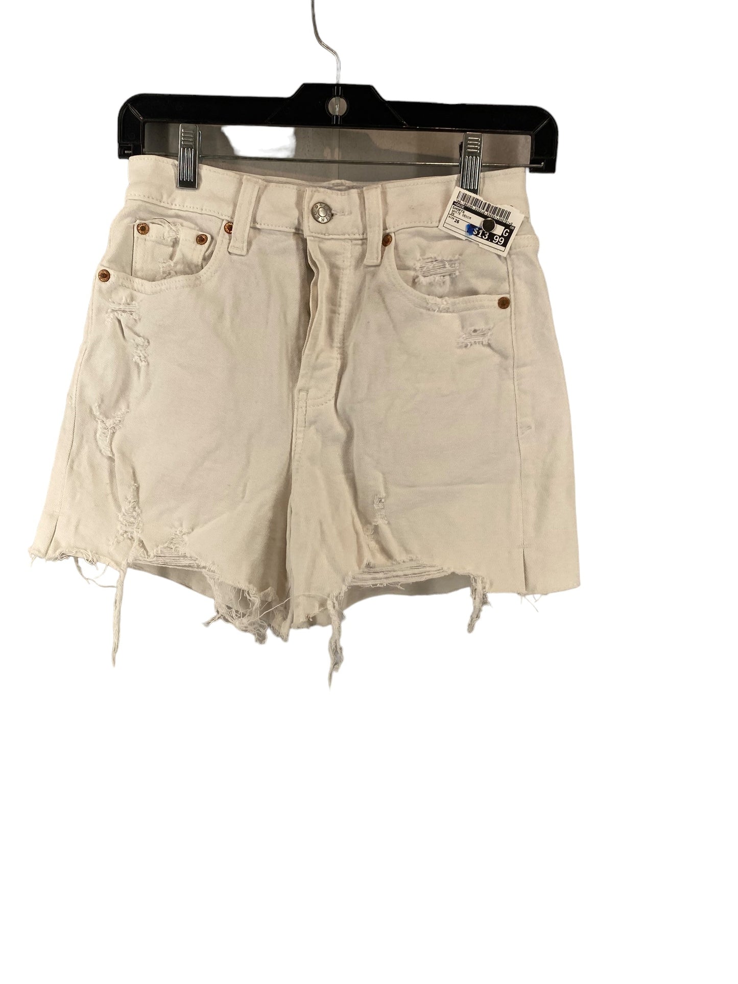 White Denim Shorts Daze, Size 26