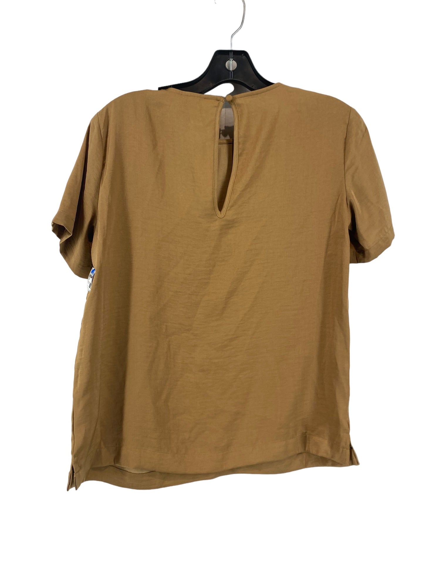 Brown Top Short Sleeve A New Day, Size Xs