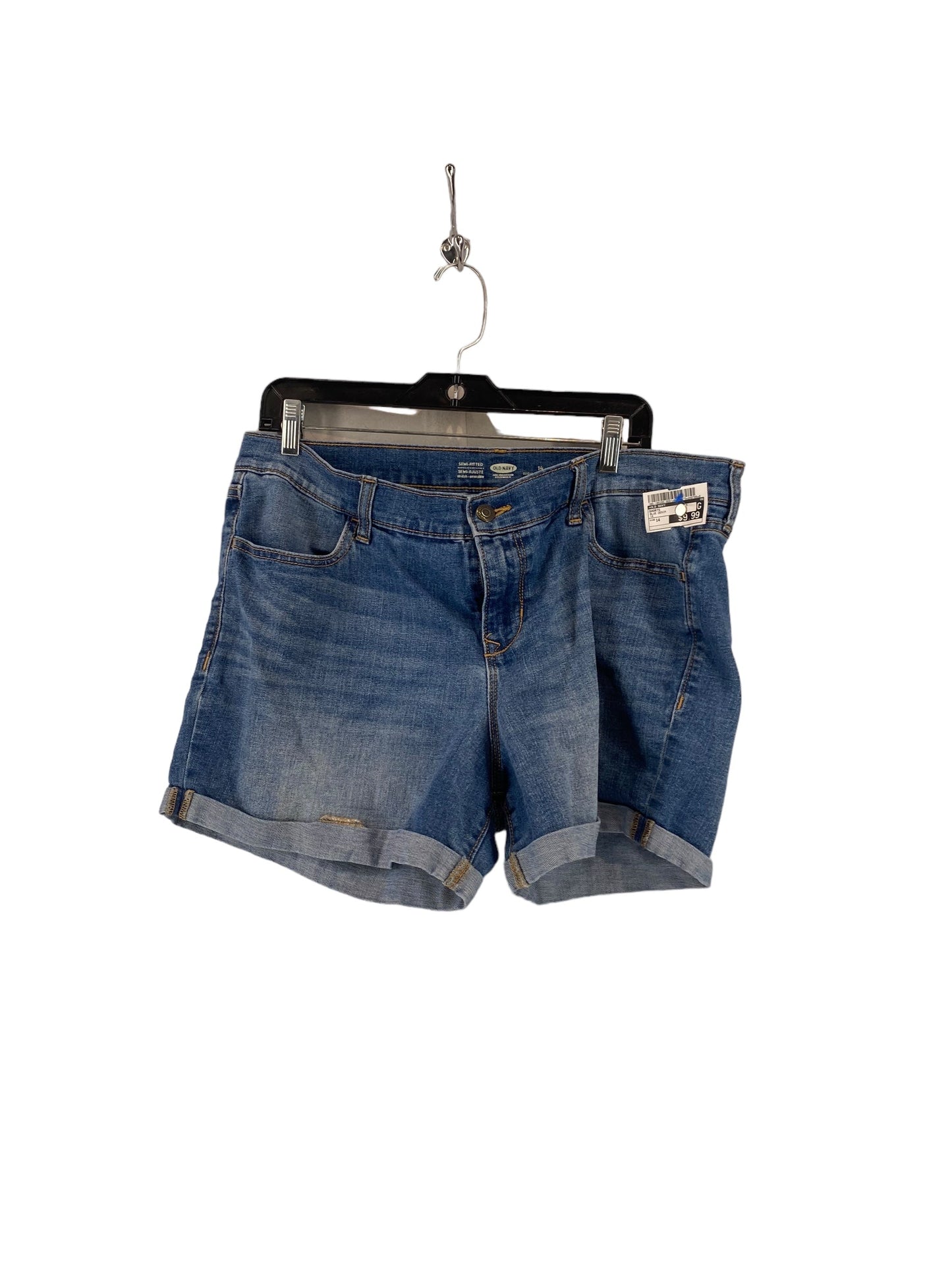 Blue Denim Shorts Old Navy, Size 14