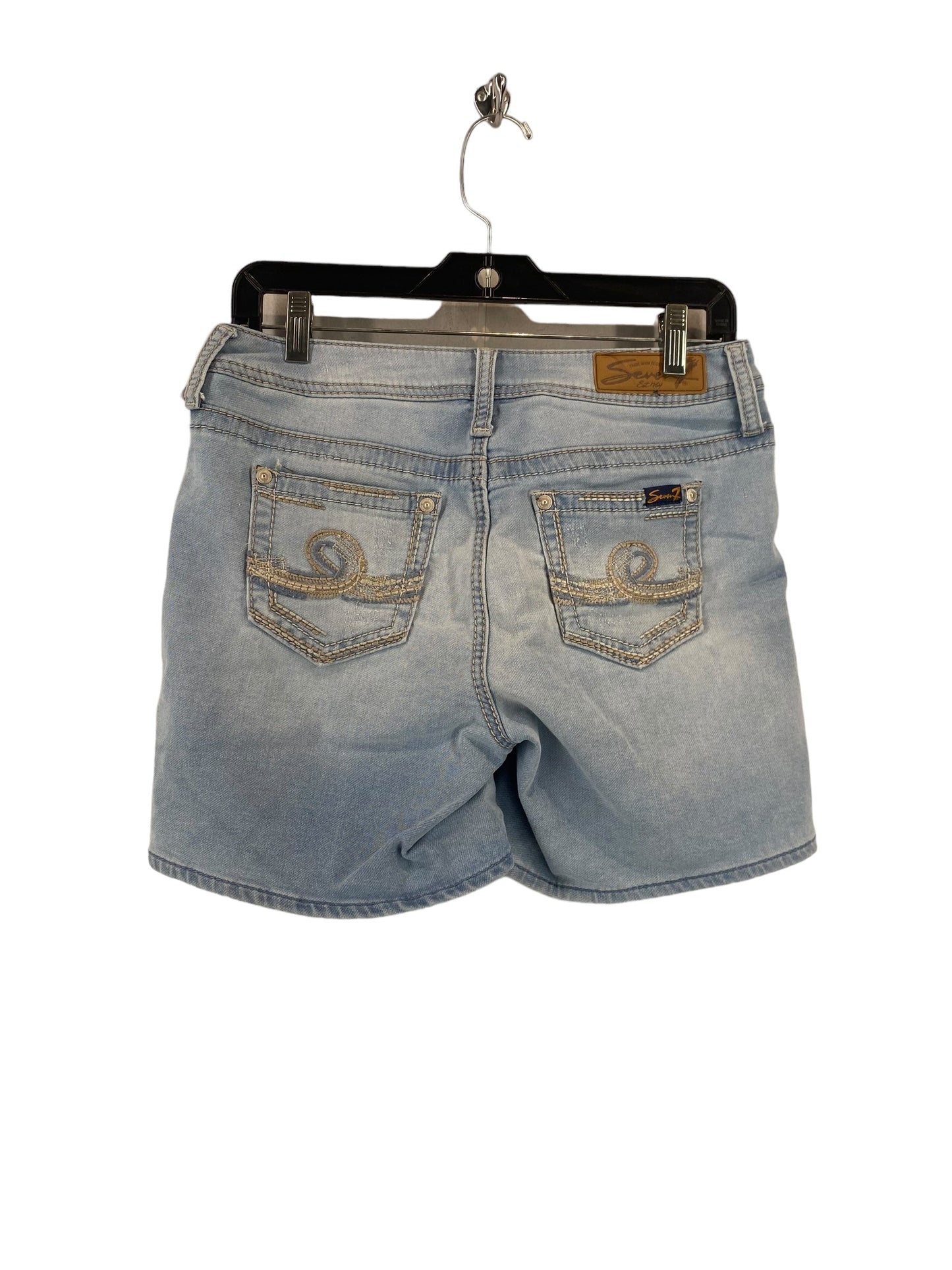 Blue Denim Shorts Seven 7, Size 4