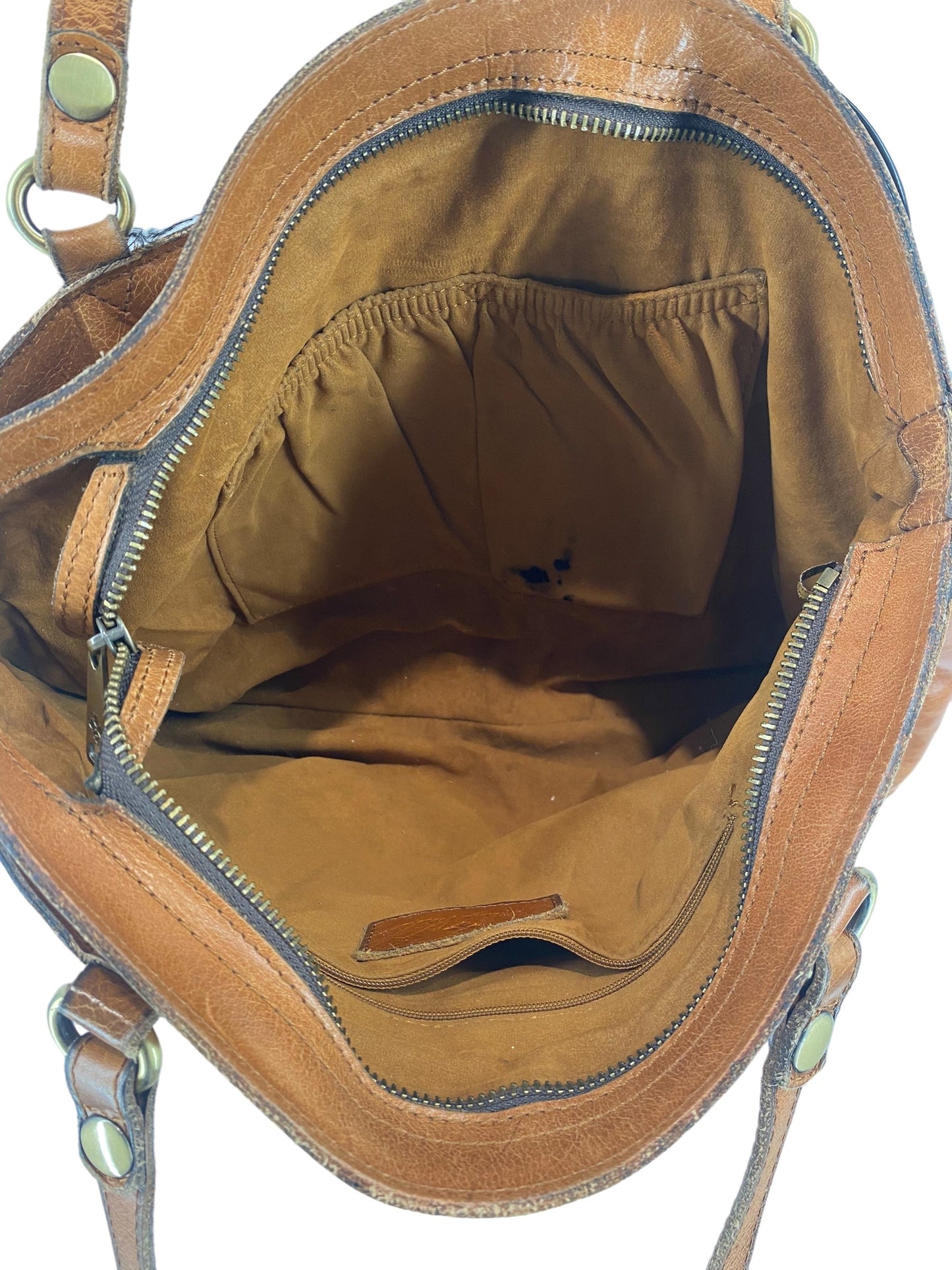 Handbag Leather Patricia Nash, Size Medium