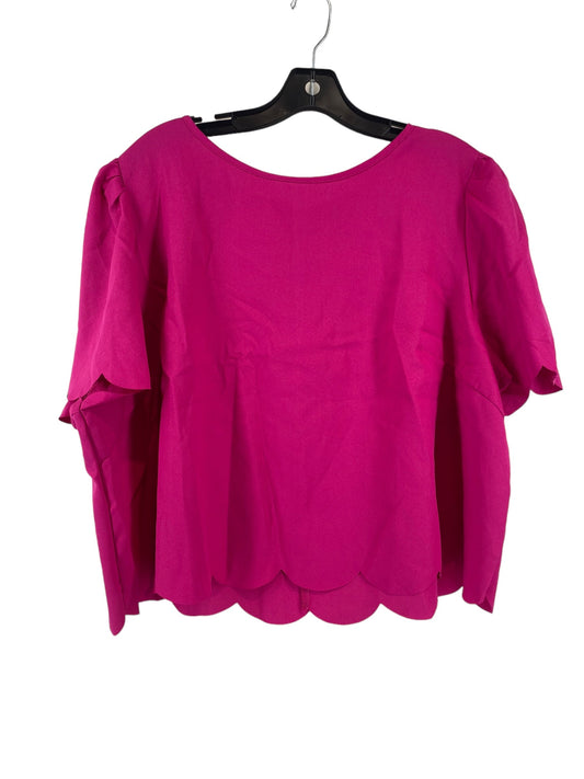 Pink Top Short Sleeve Shein, Size 4x