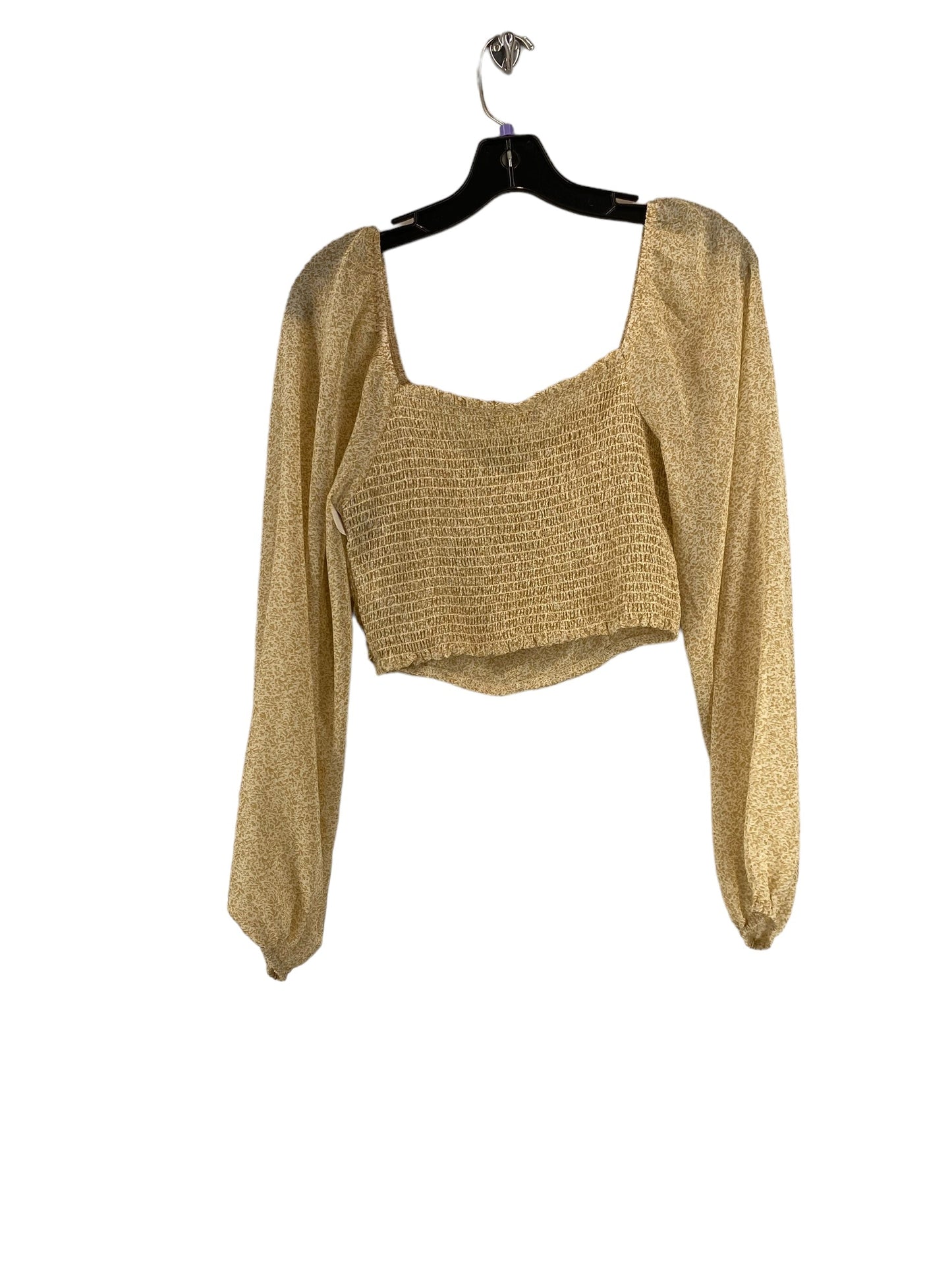 Yellow Top Long Sleeve Altard State, Size S