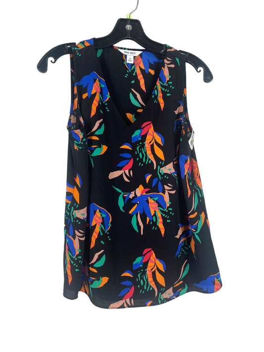 Tropical Print Tank Top Nine West, Size Xs