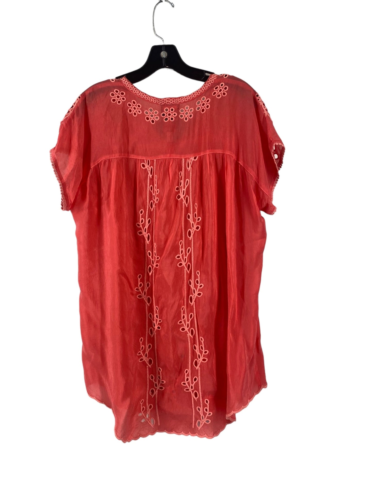 Coral Top Short Sleeve Johnny Was, Size M