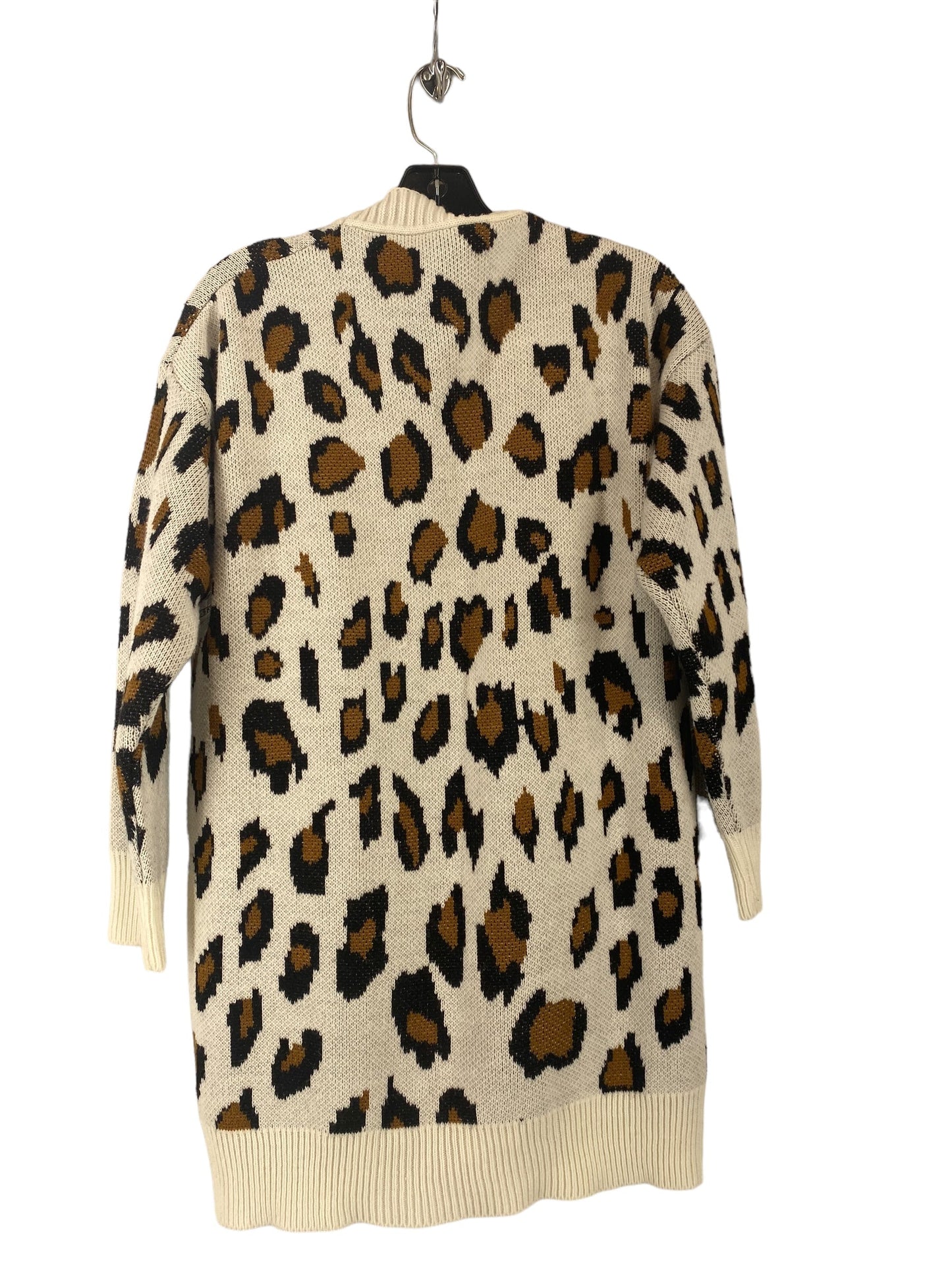 Animal Print Cardigan Clothes Mentor, Size Xl