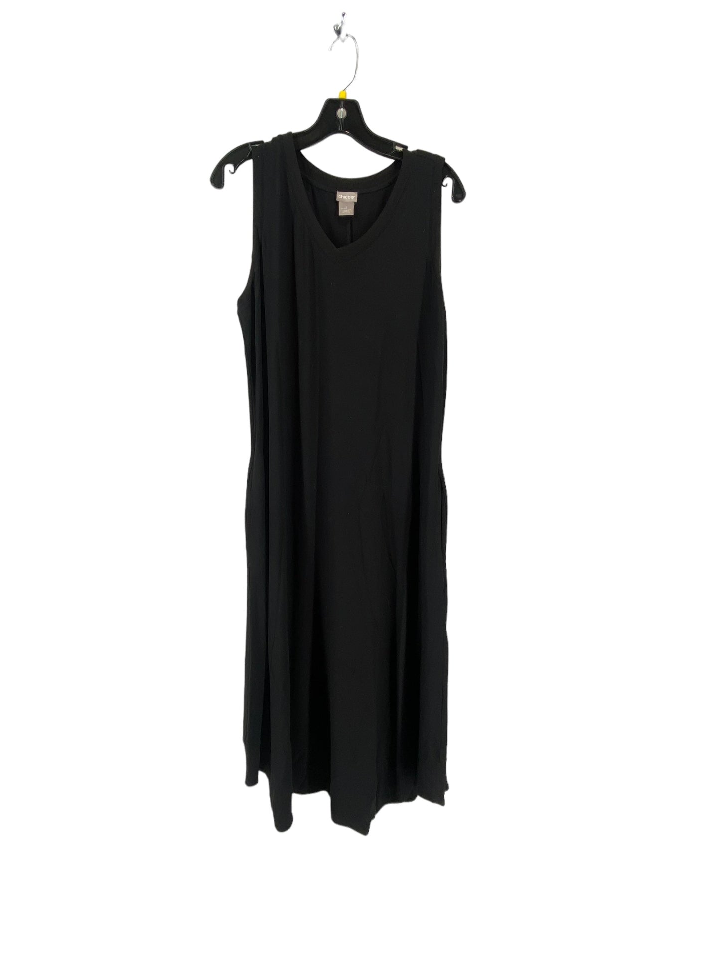 Black Dress Casual Maxi Chicos, Size 2