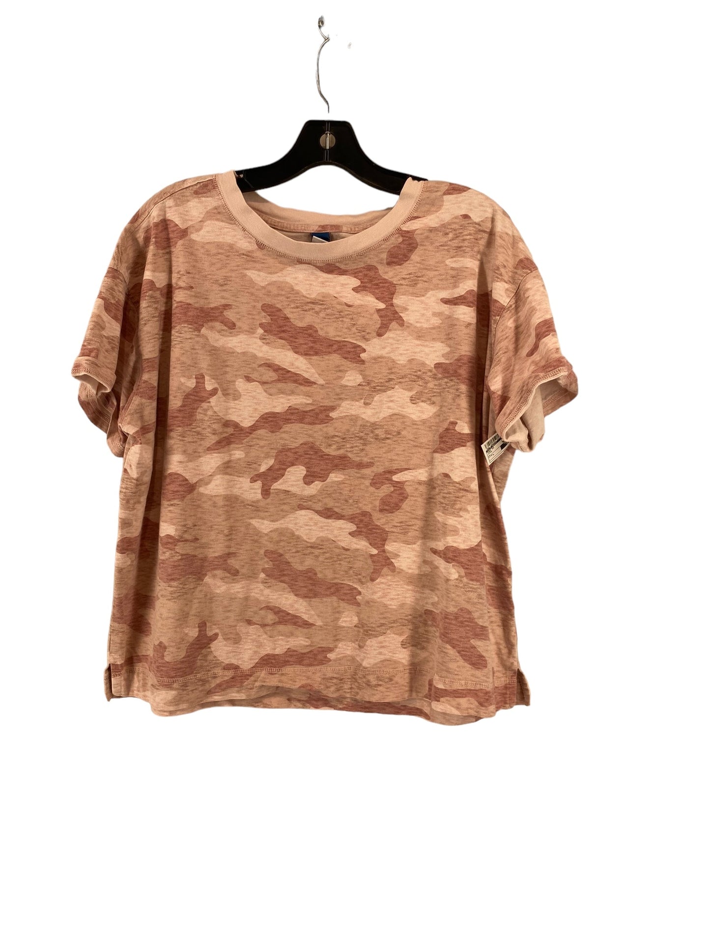 Top Short Sleeve By Old Navy In Pink, Size: L