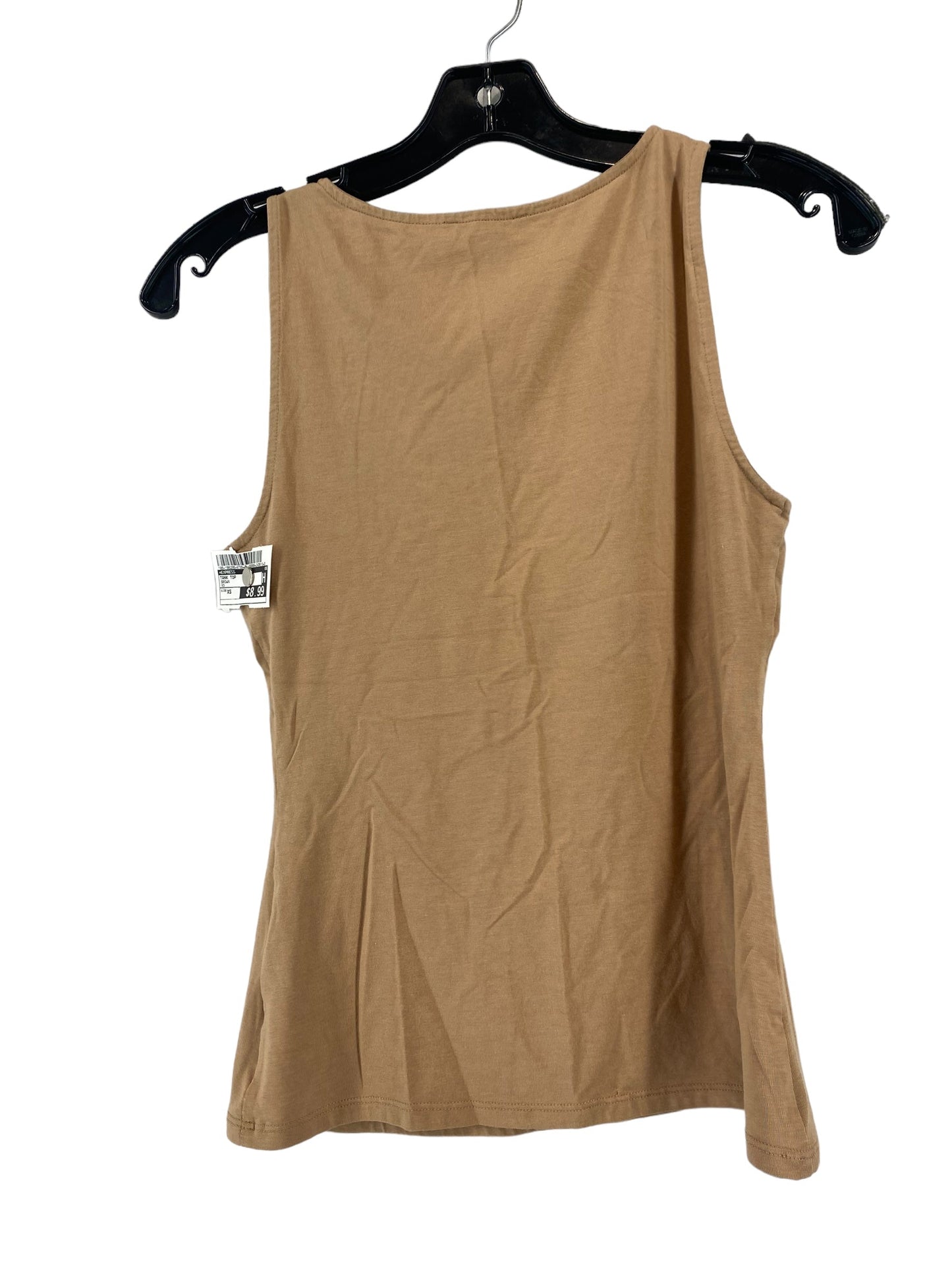 Tank Top By Express In Brown, Size: Xs