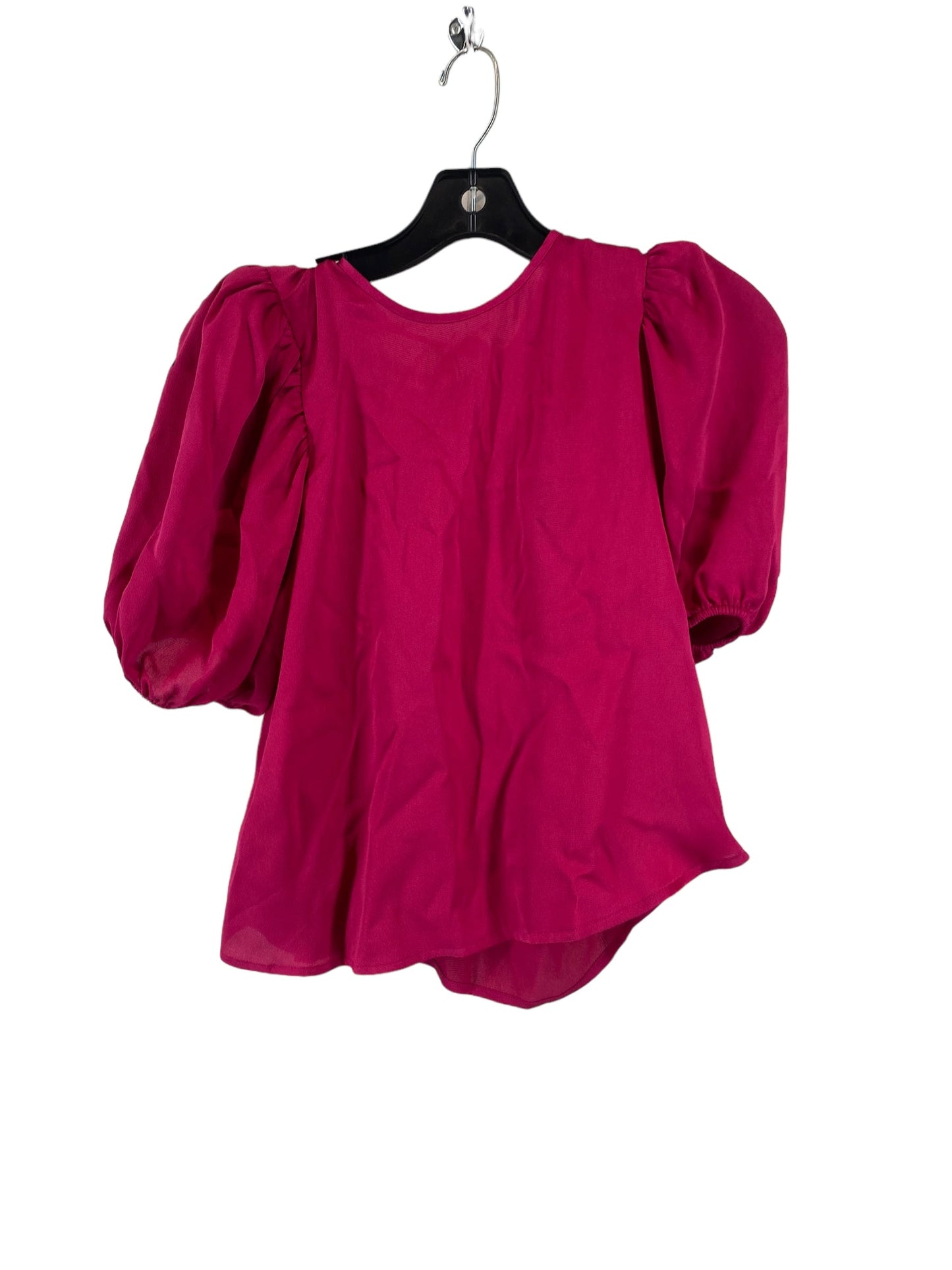 Top Short Sleeve By Express In Purple, Size: S