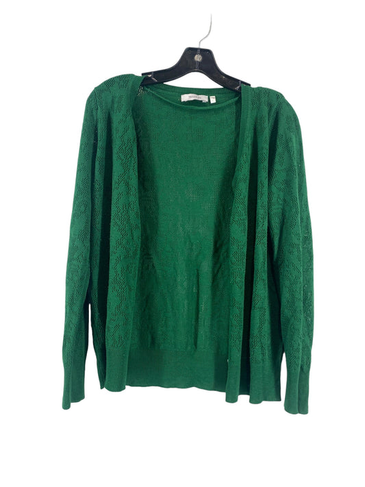 Cardigan By Clothes Mentor In Green, Size: L