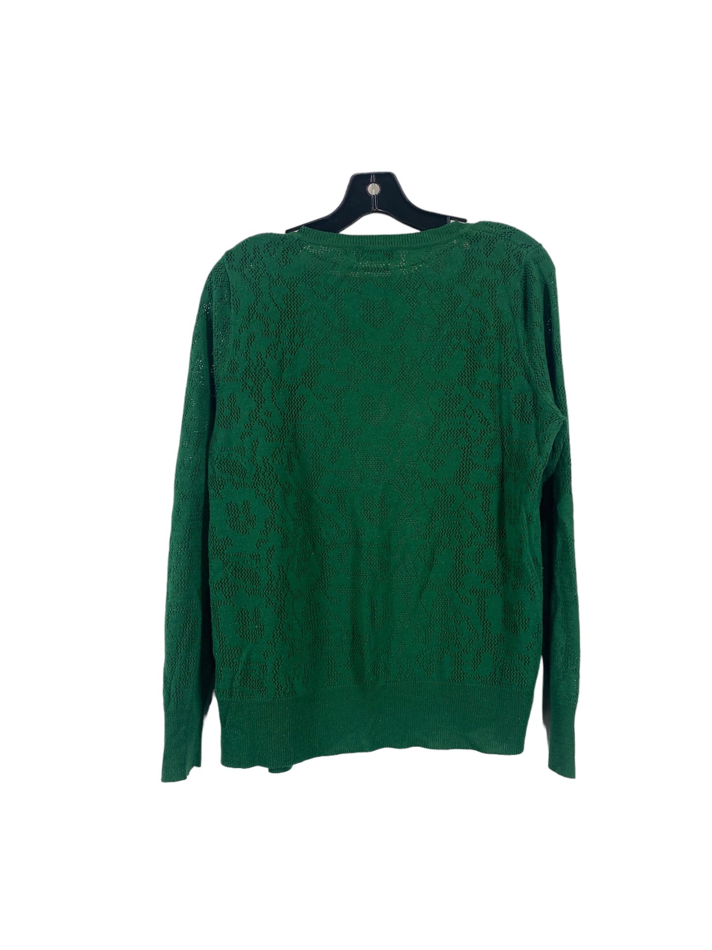 Cardigan By Clothes Mentor In Green, Size: L