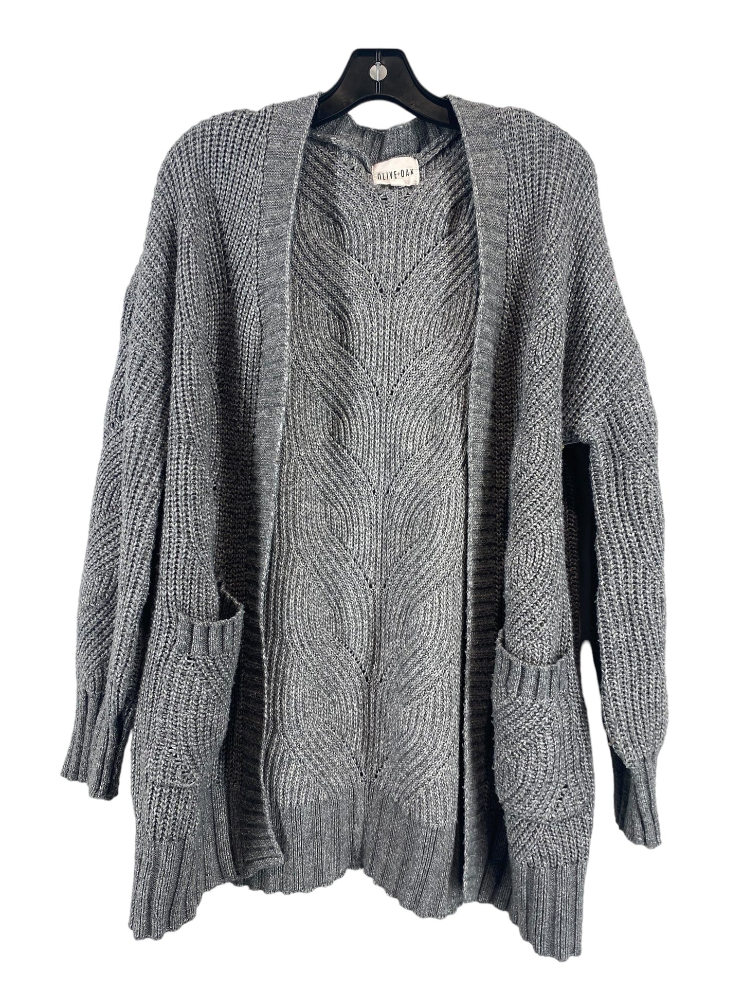 Cardigan By Olive And Oak In Grey, Size: L