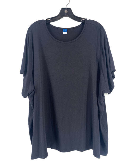 Top Short Sleeve By Old Navy In Black, Size: 3x