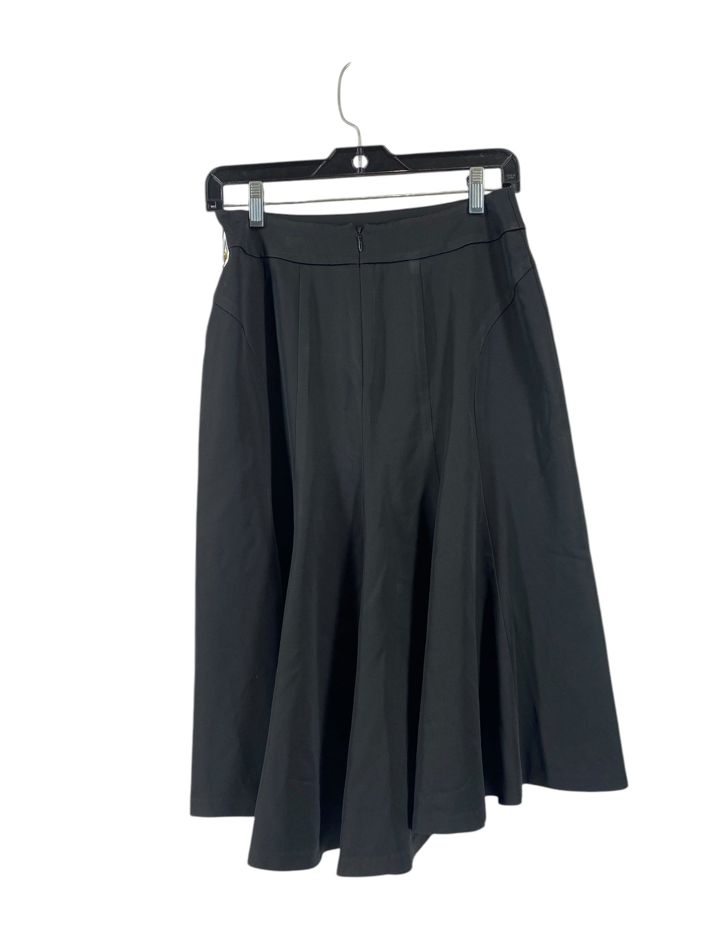 Skirt Midi By Ann Taylor In Black, Size: 0